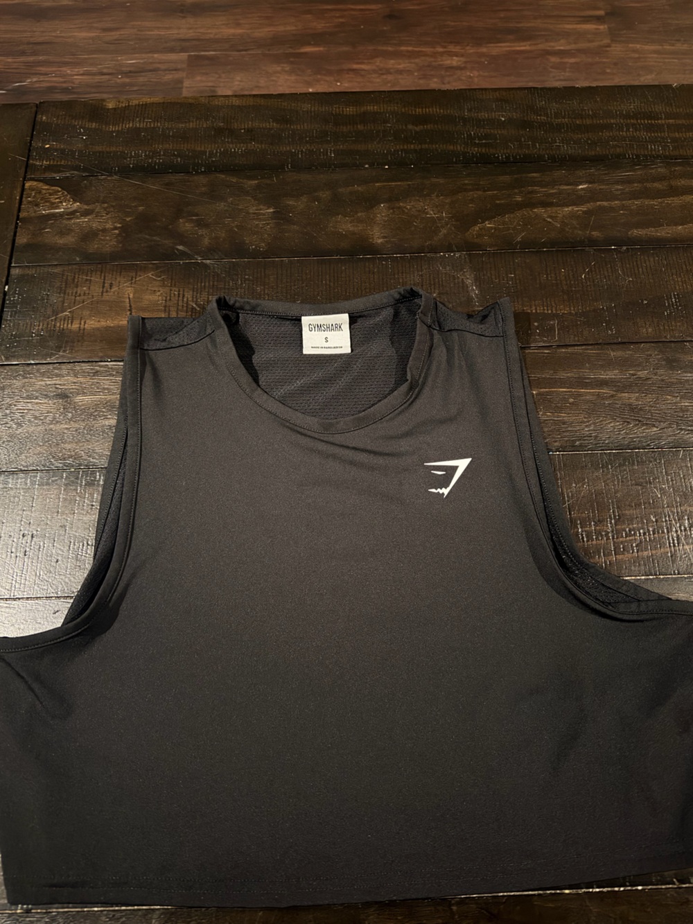 Gymshark Black Training Crop Tank | Size Small | Athletic Activewear